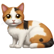 Calico cat sticker