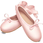 Pale pink ballet shoes sticker