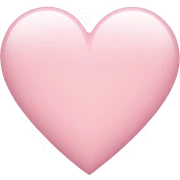 Light pink heart sticker