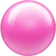 Pink Pool Ball sticker