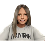 smiling girl with blue eyes sticker