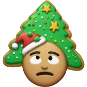 Christmas cookie sticker