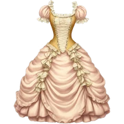 rococo dress sticker