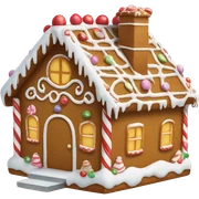 Gingerbread house sticker