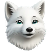 arctic fox sticker