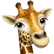 giraffa sticker