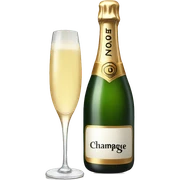 Champagne one sticker