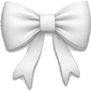 white bow sticker