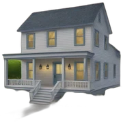 American house sticker