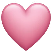 Pink heart sticker