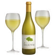White wine  sticker
