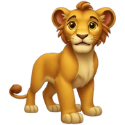 Simba sticker
