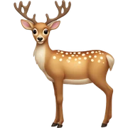christmas deer sticker