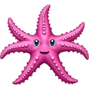Sea star pink  sticker