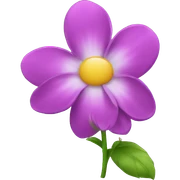 Flower sticker