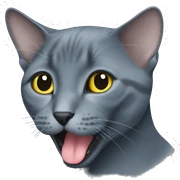 Russian blue  sticker