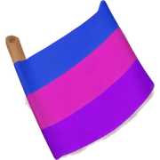 Bisexual flag sticker