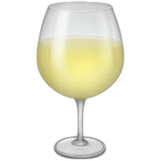 copa de vino blanco sticker