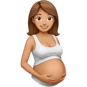 pregnant mom sticker