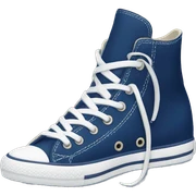 Navy blue converse sticker