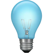 Light blue sticker