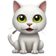 horror cat sticker