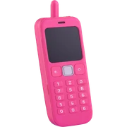 pink gothic flip phone sticker
