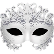 lace mask sticker