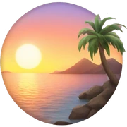 sunrise sticker