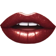 Sparkly lipstick sticker