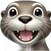 Otter smiling  sticker