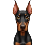 Doberman sticker
