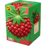 Rambutan flavored juice box sticker
