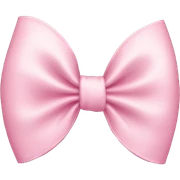 Light pink bow sticker
