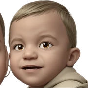 boy portrait with simple background sticker