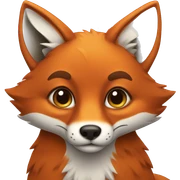 Fox sticker