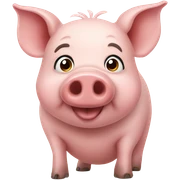 Pig sticker