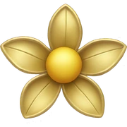Golden flower like the one from Tangdel sticker