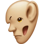 ear weird sticker