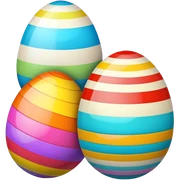 Striped Easter Egg sticker