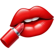 Lipstick kiss mark sticker