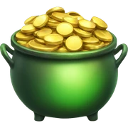 Pot of gold sticker