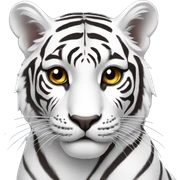 tigre blanco sticker