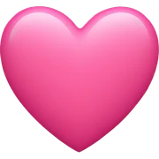 pink heart sticker