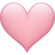 Light pink heart sticker