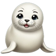 baby seal sticker