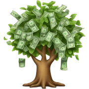 Money tree sticker