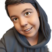 happy boy indoors smiling sticker