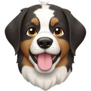 Un perro con sus amigos sticker
