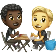 outdoor fun with friends sticker